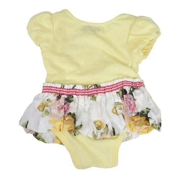 Juicy Couture Yellow Floral Dress 3/6 months‎ - Picture 2 of 3